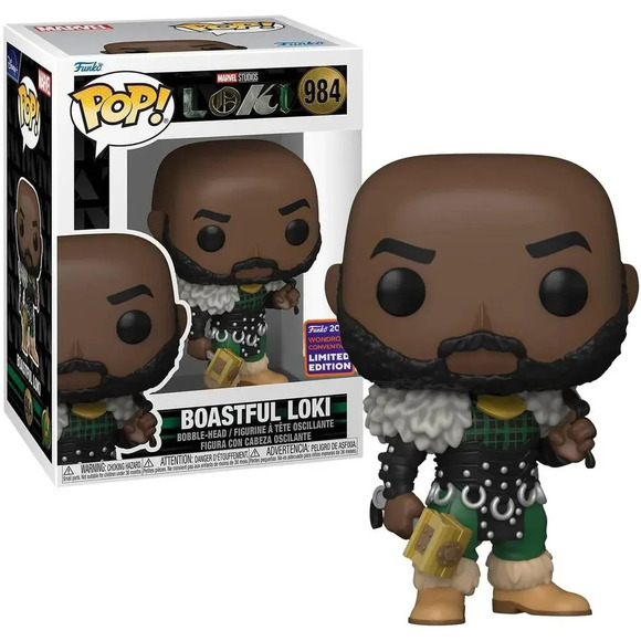 NEW Funko Pop! Marvel Loki - Boastful Loki #984 Vinyl Figure Bobblehead - Picture 1 of 10